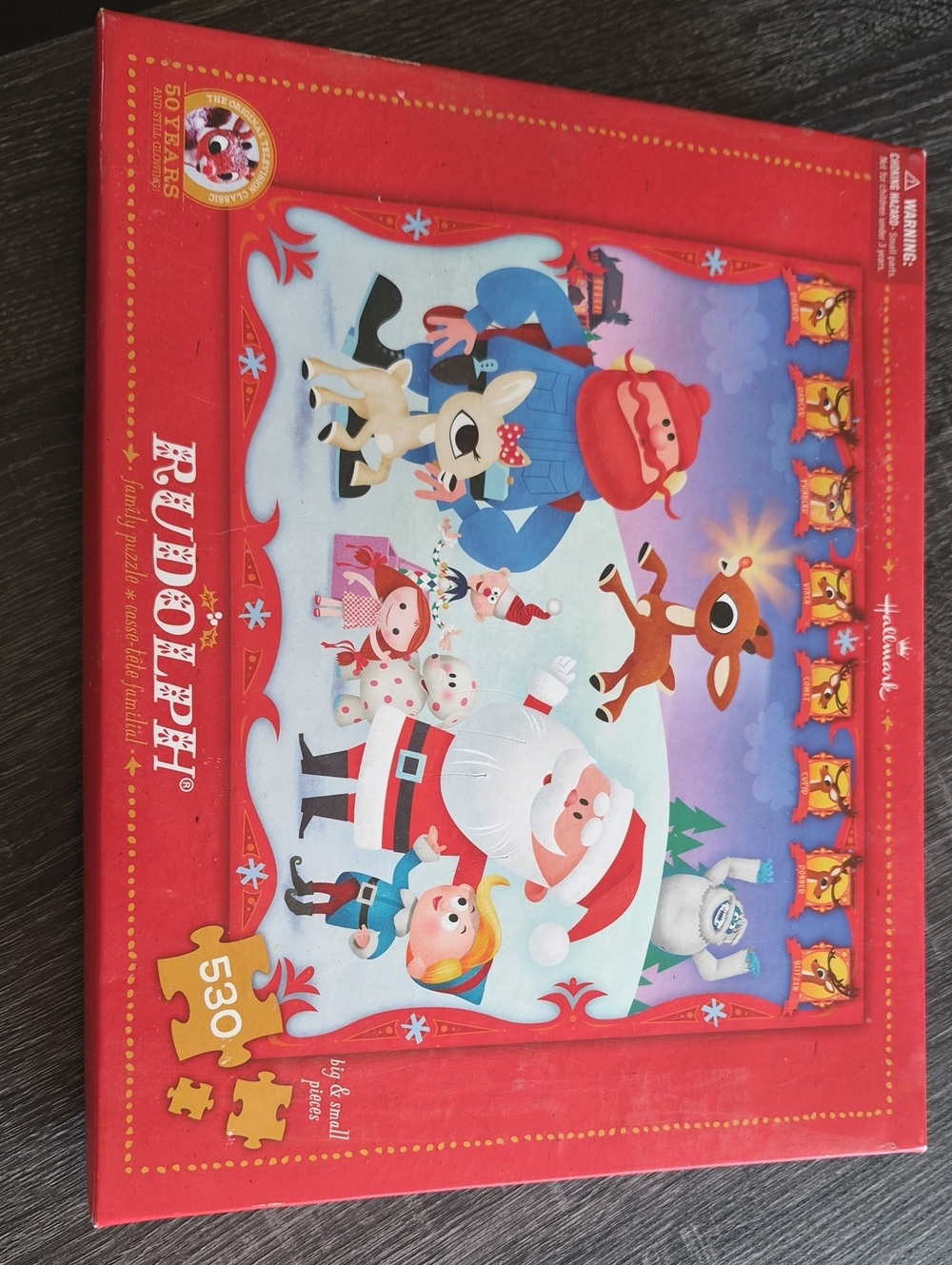 Hallmark Red Rudolph Holiday Family Puzzle - Festive Characters